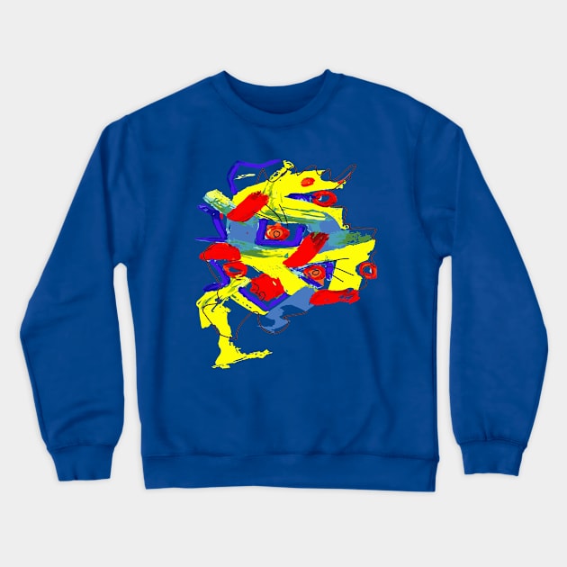 abstraction Crewneck Sweatshirt by vlada antsi